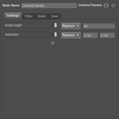 Two camera tweaks in the Node Editor