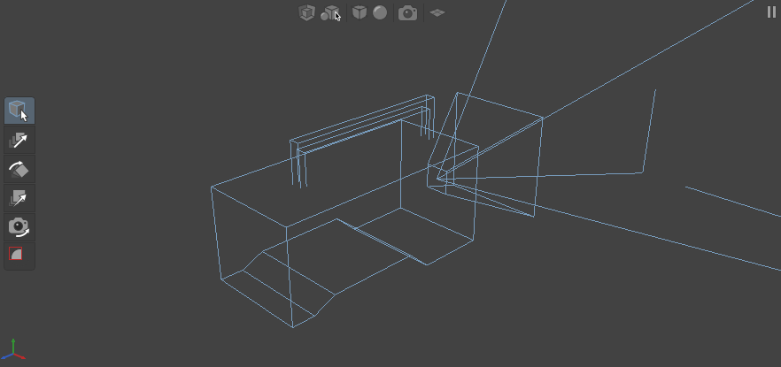 The camera visualizer in the Viewer