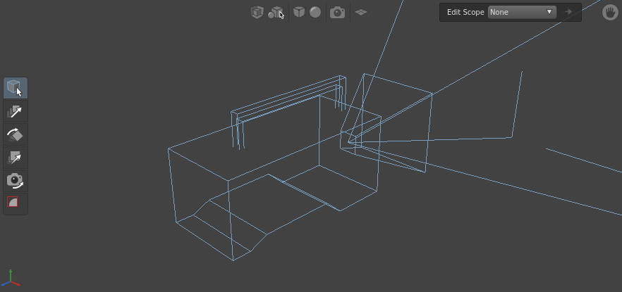 The camera visualizer in the Viewer