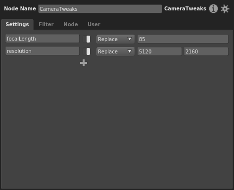 Two camera tweaks in the Node Editor