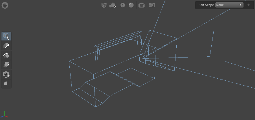 The camera visualizer in the Viewer