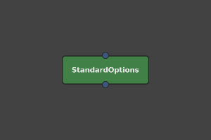 StandardOptions node in Graph Editor