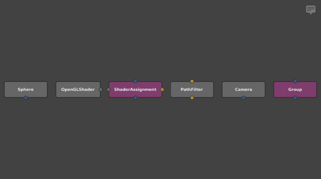 All nodes in the Graph Editor, unconnected