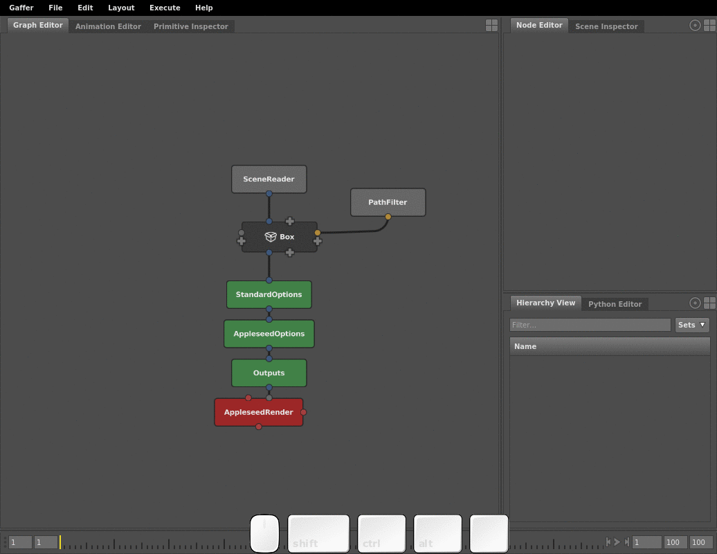 Adjusting plug position and order around the Box edge in the Graph Editor