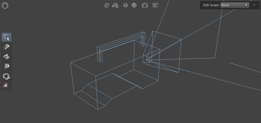 The camera visualizer in the Viewer