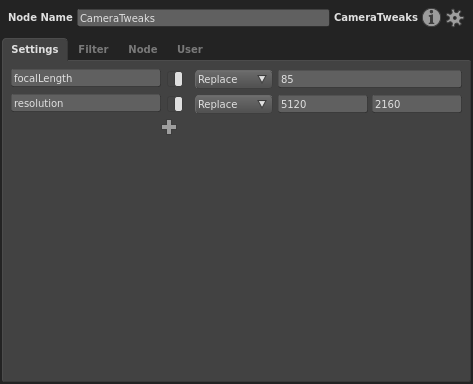 Two camera tweaks in the Node Editor