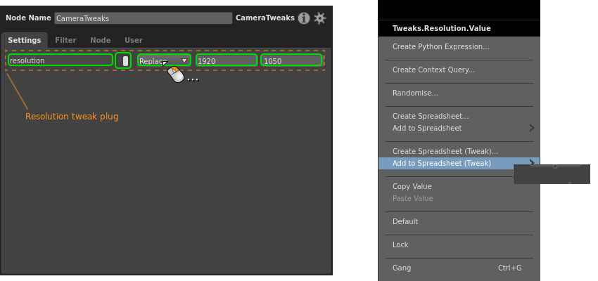 Adding a tweak plug