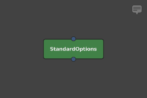 StandardOptions node in Graph Editor