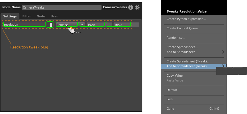Adding a tweak plug