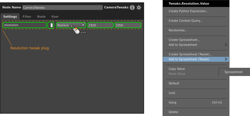 Adding a tweak plug