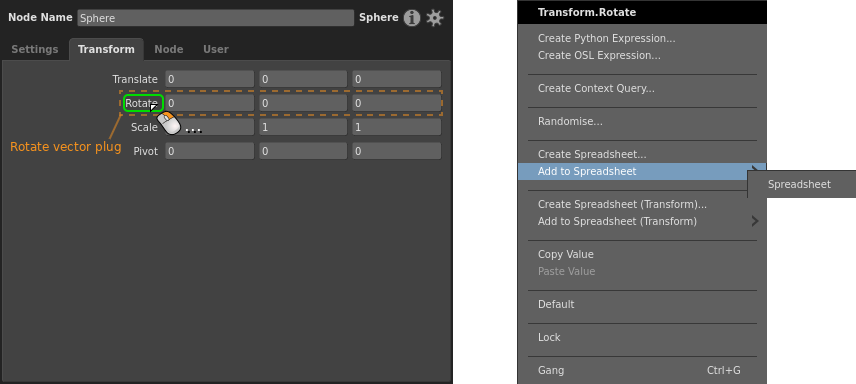 Adding a whole vector plug