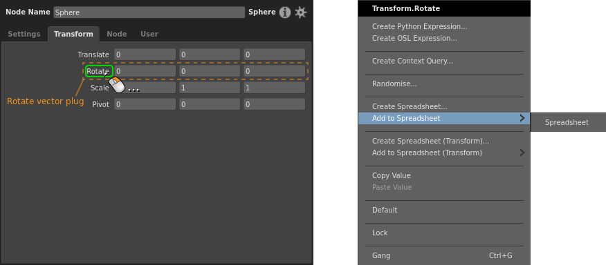 Adding a whole vector plug